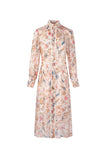 Alexandra Printed Dress Beige